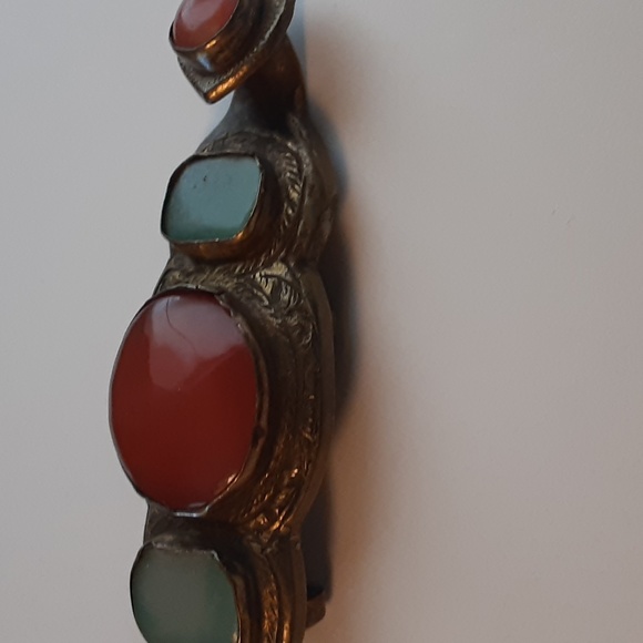 Vintage Cabochon Buckle Gemstones - Picture 7 of 8